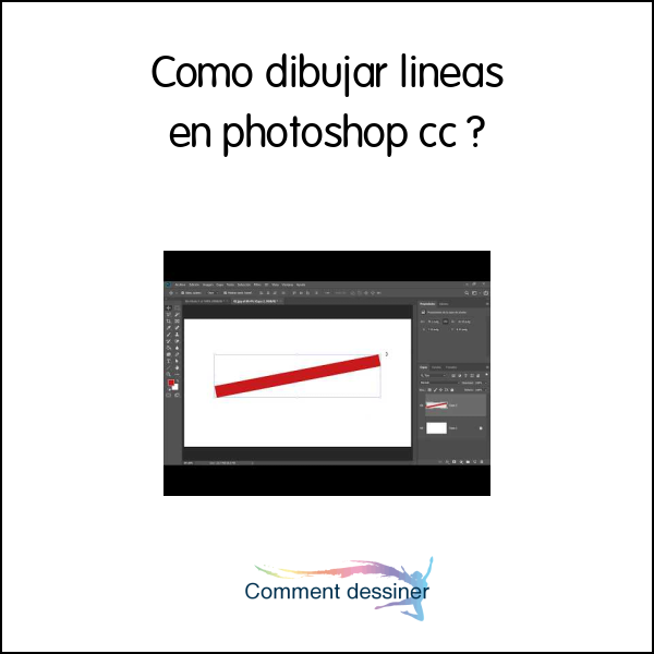 Como dibujar lineas en photoshop cc